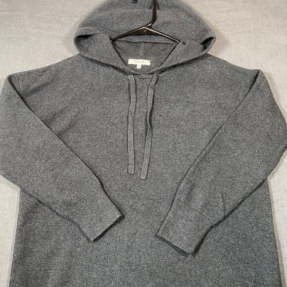 Madewell Womens Gray Hooded Sweater Dress Size S Cotton Blend - Picture 6 of 10